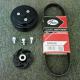 Ford ZETEC Reverse water pump impeller and pulley kit for water directional change.